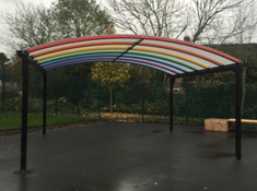 SAS Shelters Design New Rainbow Canopies for Nurseries