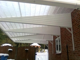 Cantilever Carport | SAS Shelters