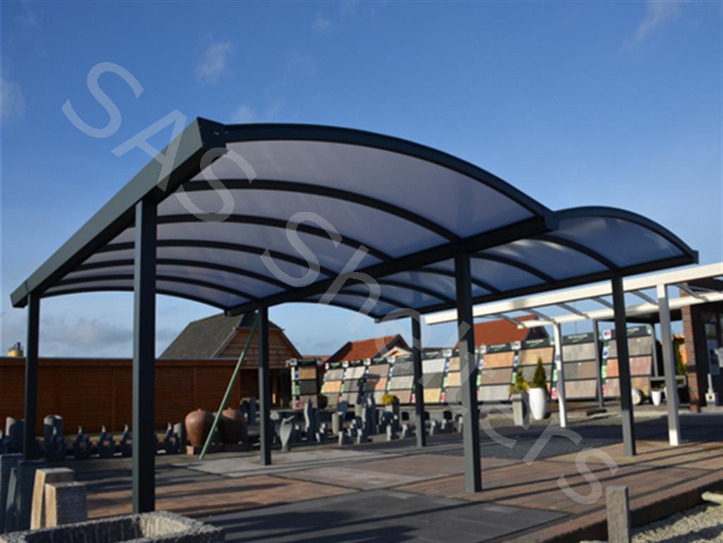 SAS Curved Roof Carport | SAS Shelters