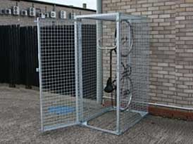 Vertical bicycle Locker | SAS Shelters
