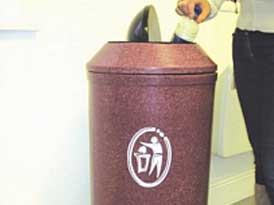 Midi Litter Bin | SAS Shelters