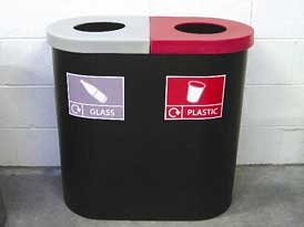 Popular Twin Recycling Bins | SAS Shelters