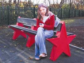 Star Benches | SAS Shelters