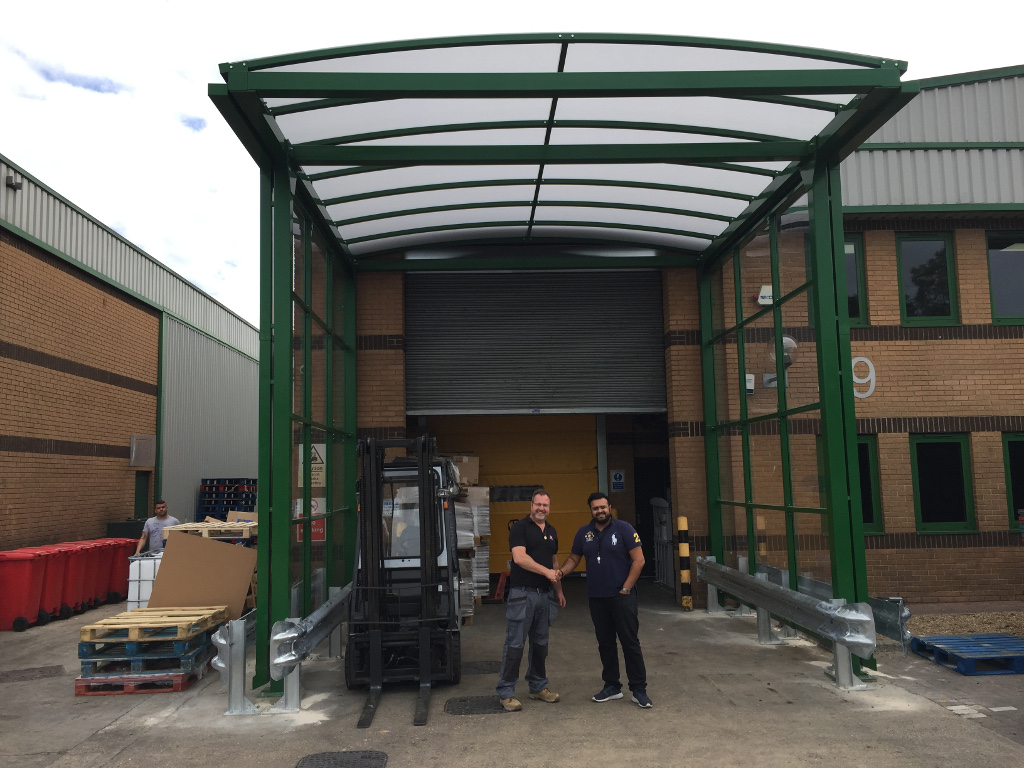 Aston Lorry Bay Canopy | SAS Shelters