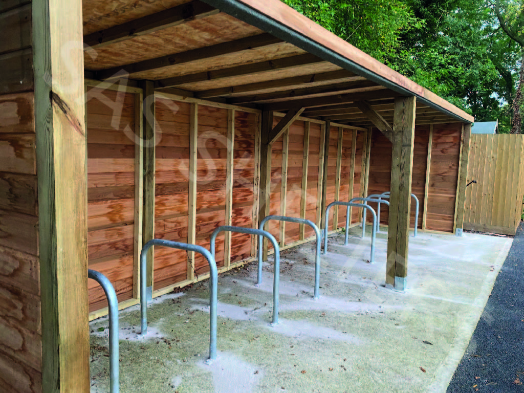 Bespoke Cycle Shelter | SAS Shelters
