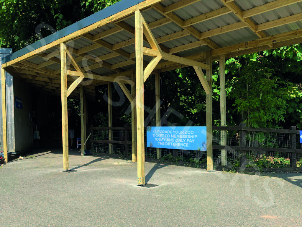 Bespoke Walkway Canopy | SAS Shelters