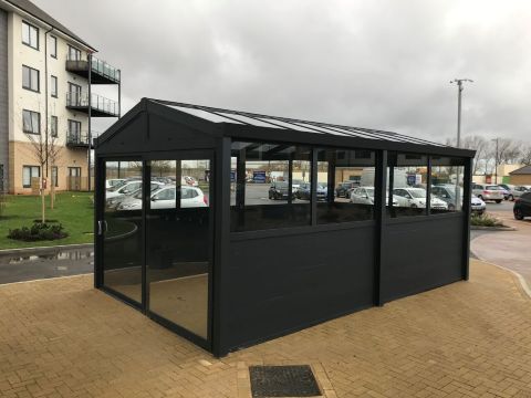 Apex Roof Mobility Scooter Shelter | SAS Shelters