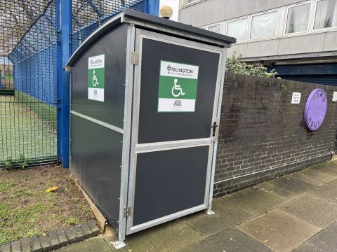 Tall Darby Mobility Scooter Storage Shelter | SAS Shelters